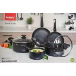 Banquet Sada nádobí Black Stone 7 ks – Zboží Dáma
