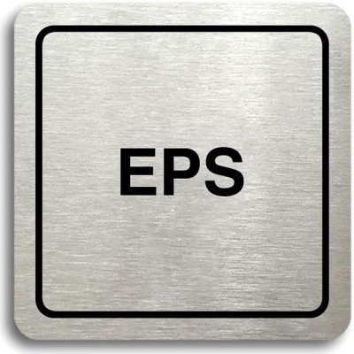 Accept Piktogram "EPS" (80 × 80 mm) (stříbrná tabulka - černý tisk) – Hledejceny.cz