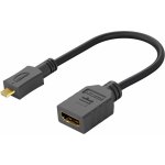 PremiumCord Flexi adaptér HDMI Typ A samice - micro HDMI Typ D samec pro ohebné zapojení - kphdma-35 – Zboží Mobilmania