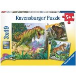 Ravensburger Pravěká zvířata 3 x 49 dílků – Hledejceny.cz