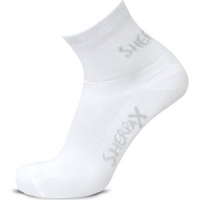 SherpaX /ApasoX Olympus ponožky tenké bílé