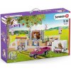 Figurka Schleich 72105 Velký jezdecký turnaj s konmi 42338 a Ppck-up s přívěsem a koněm 42346