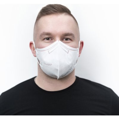 BreaSAFE FFP2 COMMUNITY MASK bílý L 5 ks – Zboží Dáma