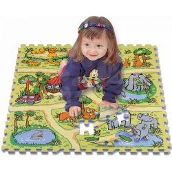 Lee puzzle Safari zvířátka barevné 81 ks