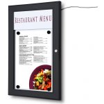 A-Z Reklama CZ Venkovní prosvětlená LED vitrína MENU BOARD SCZ1xA4LED na Menu 1 x A4 - Černá – Zboží Mobilmania