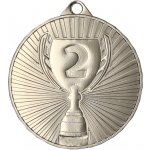 Designová kovová medaile Stupně vítězů Stříbro 4,5 cm – Zboží Dáma