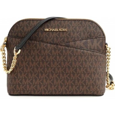 Michael Kors Jet set travel DOME XCROSS dámská kabelka brown monogram