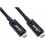 InLine 11.42.9057 USB 10Gbps (3.2 gen 2) AOC USB C(M) - USB C(M), PD 60W, 7,5m, černý