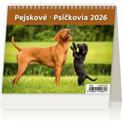 Pejskové/Psíčkovia stolní 2026 – Sleviste.cz