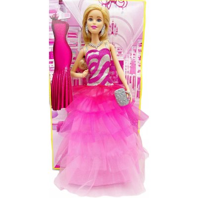 Mattel Barbie PLES KRÁSNÉ SPOLEČENSKÉ ŠATY TŘPYTIVÝ TYL VOLÁNKY – Sleviste.cz
