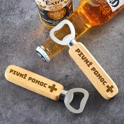 Dřevia Dřevěný otvírák na pivo - Pivní pomoc – Hledejceny.cz