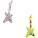 Dětská hudební hračka a nástroj Teddies kytara plast na baterie se zvukem se světlem v krabici 47x23x7 cm 42 cm
