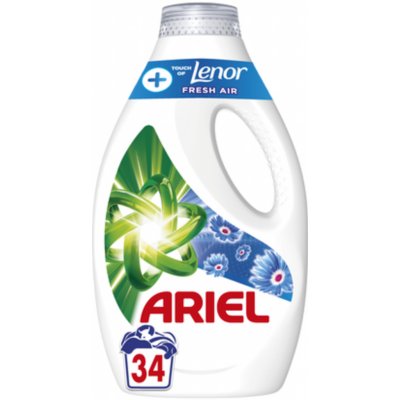 Ariel prací gel Touch of Lenor Fresh Air 1,7 l 34 PD – Hledejceny.cz