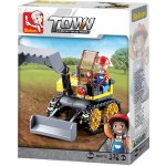 Sluban B0377C Town Stavitelé Malý pásový bagr 132 ks – Zboží Mobilmania