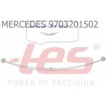 Listová péra Listové pero MERCEDES ATEGO 815 816 Přední jednolisté | Zboží Auto