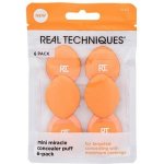 Real Techniques Mini Miracle Concealer Puff mini labutěnky na krémové a tekuté korektory oranžová – Zboží Dáma