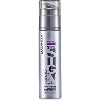 Goldwell Straight Flat Marvel Flattening Balm Narovnávací balzám pro nepodajné a vlnité vlasy 100 ml