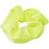 Gumička do vlasů Prima-obchod Saténová scrunchie gumička do vlasů, barva 58 zelená sv. neon