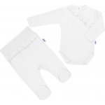 New Baby 2-dílná kojenecká souprava Stripes bílá – Zboží Dáma