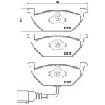Sada brzdových destiček, kotoučová brzda BREMBO P 85 072 – Zboží Mobilmania
