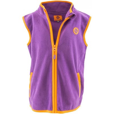Pidilidi dívčí vesta propínací fleezová PD1120-06 fialová – Zboží Dáma