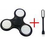 Fidget spinner LED červený – Zboží Dáma