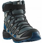 Salomon boty XA Pro V8 Winter CSWP J Turbulence/Black/Dark Blue – Zboží Dáma