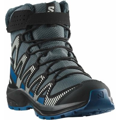 Salomon boty XA Pro V8 Winter CSWP J Turbulence/Black/Dark Blue – Zboží Dáma