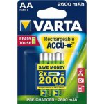 Varta AA 2600mAh 2ks 05716 101 402 – Zboží Živě