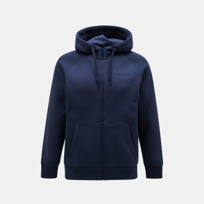 PEAK PERFORMANCE M ORIGINAL SMALL LOGO ZIP HOOD G78777010_2N3 Tmavě modrá – Zboží Mobilmania