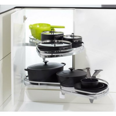 KES LeMans II sada polic Arena Style bílá/chrom - 1200 mm, Pravý – Zbozi.Blesk.cz