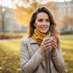 Ebbie Bavlněný nákrčník žebrovaný hořčicový – Zboží Dáma