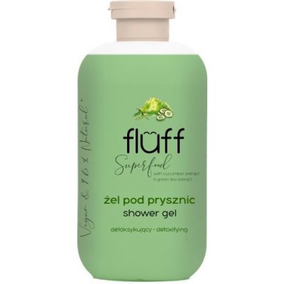 Fluff sprchový gel Detoxikační sprchový gel s okurkou a zeleným čajem 500 ml