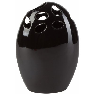by inspire Váza 'Egg hole' (15x8,5x21,5 cm), černá – Hledejceny.cz