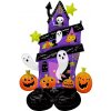 Balónek AirLoonz stojící obří balónek Halloween strašidelný dům 127 cm