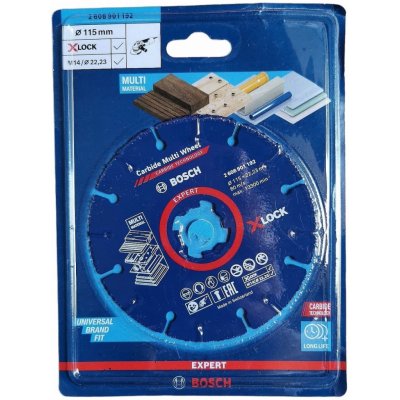 Bosch Řezný kotouč rovný XLOCK 115x22,23mm Expert – Hledejceny.cz