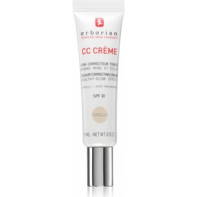 Erborian Rozjasňující CC krém SPF30 High Definition Radiance Face Cream Porcelain 15 ml – Sleviste.cz