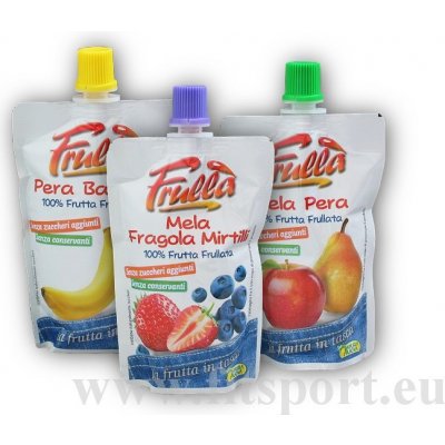 Natura Nuova Frulla 100% ovocná přesnídávka jablko-jahoda-borůvka 100 g