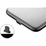 Kryt Apple iPhone záslepka konektoru Lightning Aluminium černá – Zboží Živě