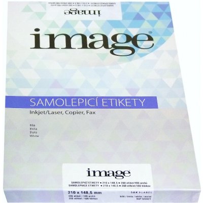 Image label Samolepicí etikety A4 100 ks - 210 × 148,5 mm – Hledejceny.cz