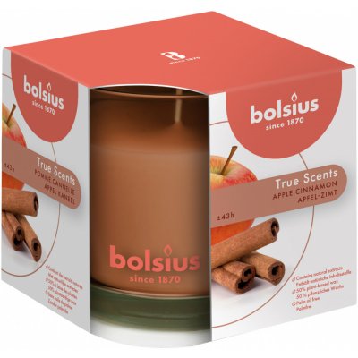 Bolsius Apple & Cinnamon 95 x 95 mm – Zboží Mobilmania