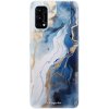 Pouzdro a kryt na mobilní telefon Realme iSaprio - Blue White Marble - Realme 7 Pro