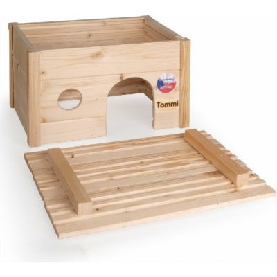 Tommi Dřevěný domek 34 x 24 x 21 cm – Sleviste.cz