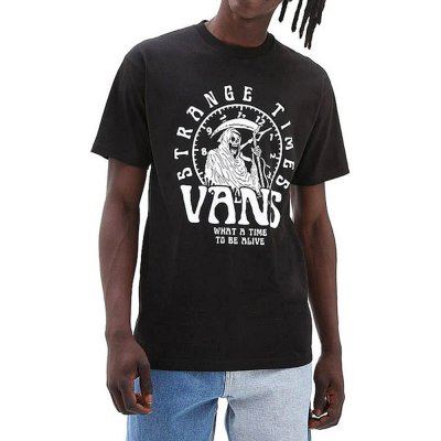 Vans STRANGE TIMES black pánské tričko krátký rukáv – Zboží Mobilmania