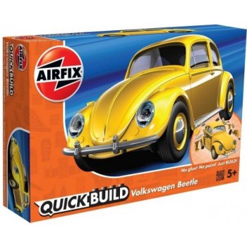 AIRFIX Quick Build auto J6023 VW Beetle žlutá