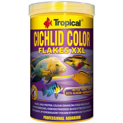 Tropical Cichlid colour flake 250 ml, 50 g – Zboží Mobilmania