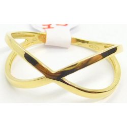 Klenoty Budín Dámský zlatý prsten ze žlutého zlata HK1123