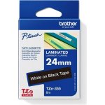 Brother TZE-355, černá/bílá, 24mm – Zboží Dáma