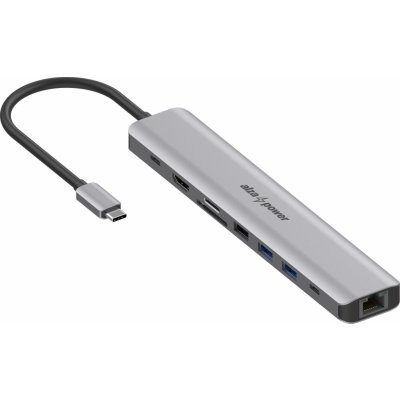 AlzaPower Metal USB-C Dock Station 9v1 (140W) APW-HCA9LYX140 – Zboží Živě