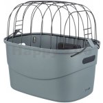 Trixie Plastový koš s drátěným víkem na řidítka šedý 42 x 39 x 30 cm 5kg – Zbozi.Blesk.cz